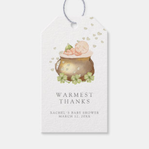 Étiquettes-cadeau Baby shower d'aquarelle mignonne merci