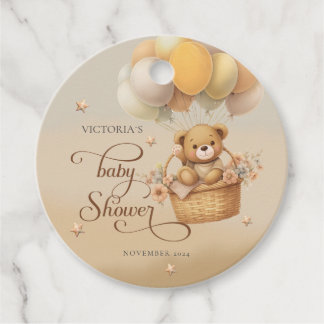 Étiquettes Cadeau Baby shower d'attente rapide