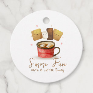 Étiquettes Cadeau Baby shower D'Automne Neutre Sur Le Sexe S'more Fu