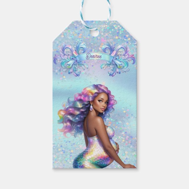 Étiquettes-cadeau Baby shower de grossesse de maman mère (Devant)