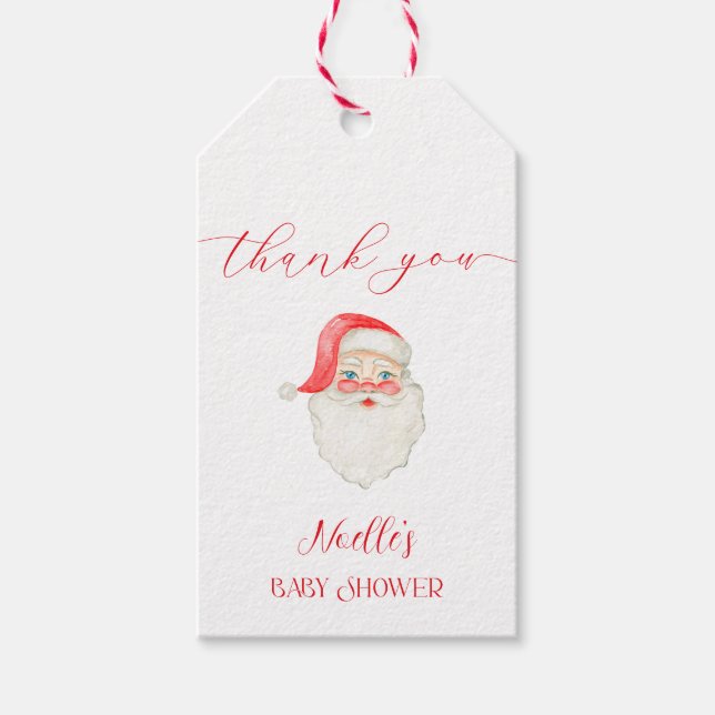 Étiquettes-cadeau Baby shower de pain d'épices Favoriser les étiquet (Devant)