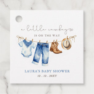 Étiquettes Cadeau Baby shower de petit garçon