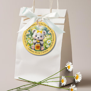 Étiquettes Cadeau Baby shower de printemps du jardin d'hiver de l'ou