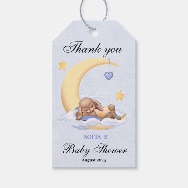 Étiquettes-cadeau Baby shower d'étiquette cadeau (Devant)