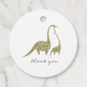 Étiquettes Cadeau Baby shower Dinosaur Mama