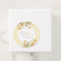 Baby shower d'oie blanche jaune