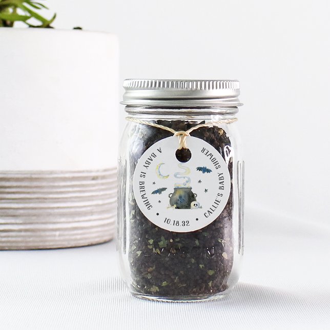 Étiquettes Cadeau Baby shower Halloween Cauldron (Créateur téléchargé)