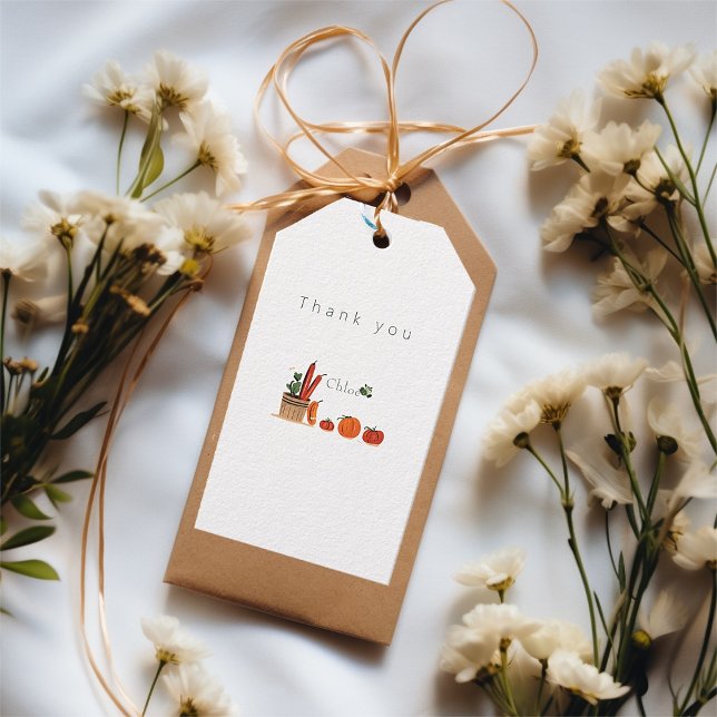 Étiquettes-cadeau baby shower local (Créateur téléchargé)