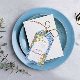 Étiquettes-cadeau Baby Shower Méditerranéen Citron Côte Amalfitaine