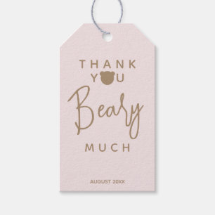 Étiquettes-cadeau Baby shower minimaliste simple et moderne