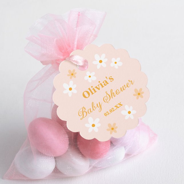 Étiquettes Cadeau Baby shower Spring Baby in Bloom (Créateur téléchargé)