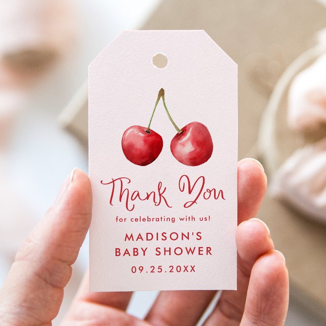 Étiquettes-cadeau Baby Shower sur le thème de l'aquarelle fantaisist (Créateur téléchargé)