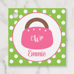 Étiquettes Cadeau Baguette Cadeau Monogrammé Bermuda Personnaliser F