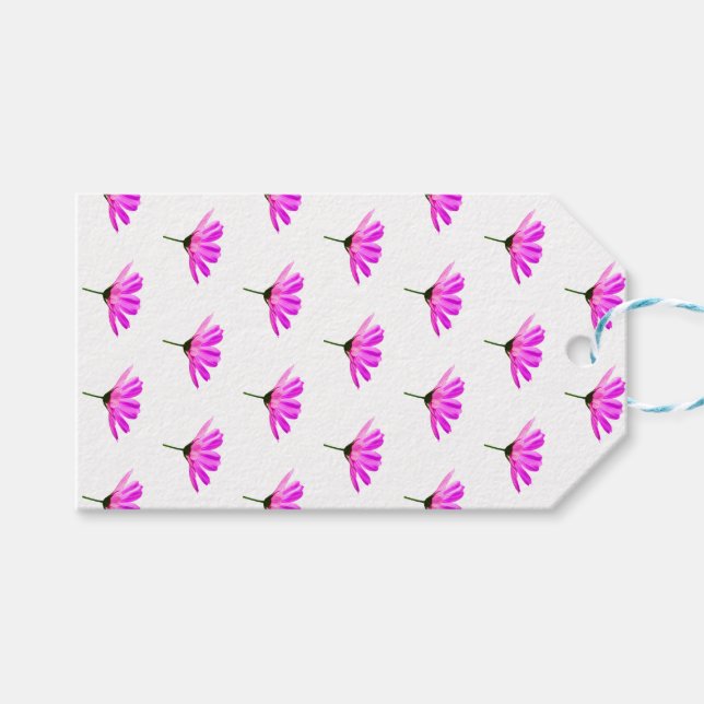 Étiquettes-cadeau Baise rose (Devant (Horizontal))