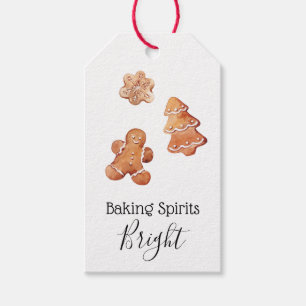 Étiquettes-cadeau Baking Spirits Bright Christmas Cookie Balise