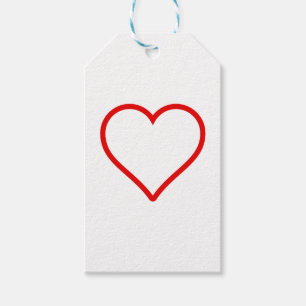 Étiquettes-cadeau Balise Amour - Cadeau du coeur