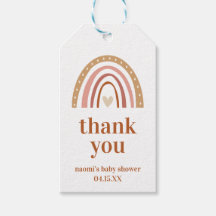 Balise Boho Rainbow Baby shower Merci