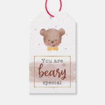 Balise Cadeau Aquarelle Spéciale Beary