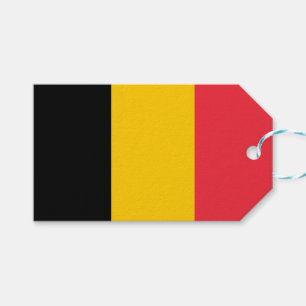 Étiquettes-cadeau Balise cadeau avec Drapeau de Belgique