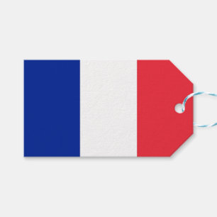Étiquettes-cadeau Balise cadeau avec Drapeau de France
