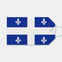 Balise cadeau avec Drapeau du Québec, Canada