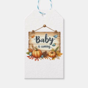 Étiquettes-cadeau Balise cadeau - Baby shower d'automne Balises cade