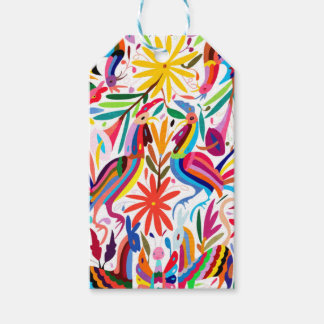Étiquettes-cadeau Balise cadeau couleur Otomi