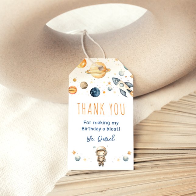 Étiquettes-cadeau Balise cadeau d'anniversaire de naissance de l'ast (Créateur téléchargé)