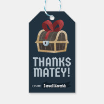 Balise cadeau d'anniversaire de thème pirate