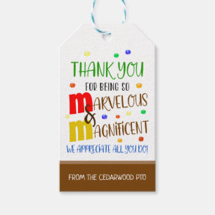 Étiquettes-cadeau Balise Cadeau d'appréciation