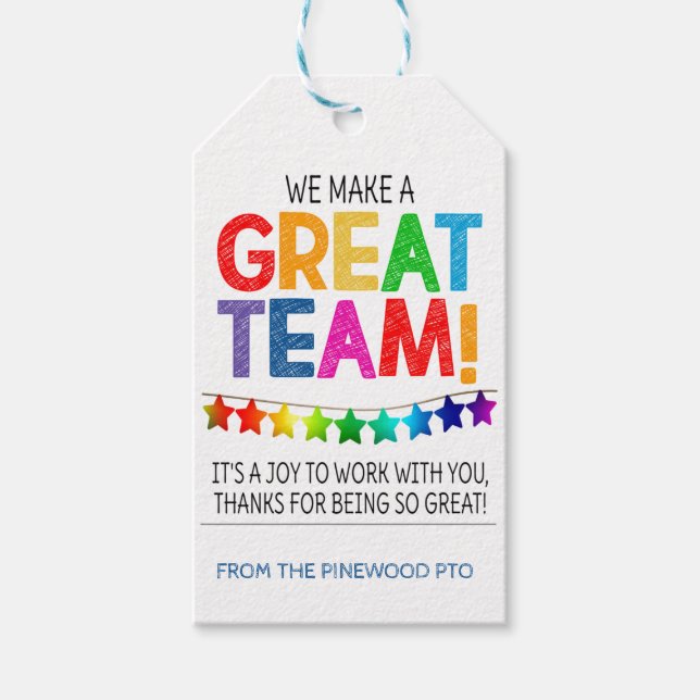 Étiquettes-cadeau Balise Cadeau d'appréciation (Devant)