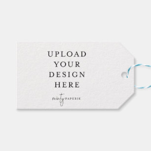 Étiquettes-cadeau Balise cadeau de 2 po x 3,5 po / Favoriser