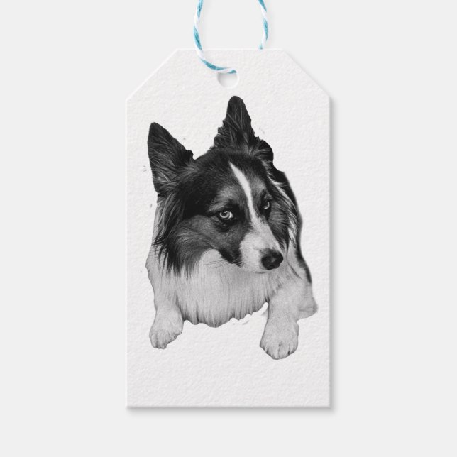 Étiquettes-cadeau Balise cadeau de coeur chaud (Devant)