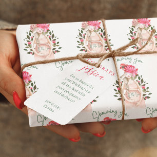 Étiquettes-cadeau Balise Cadeau De Douche Avec Amour