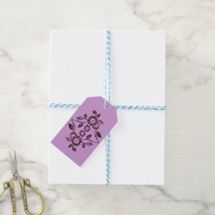 Étiquettes-cadeau Balise cadeau de fleurs