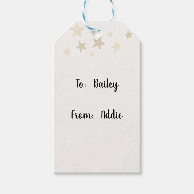 Étiquettes-cadeau Balise cadeau de Joyeux jours fériés (Devant)