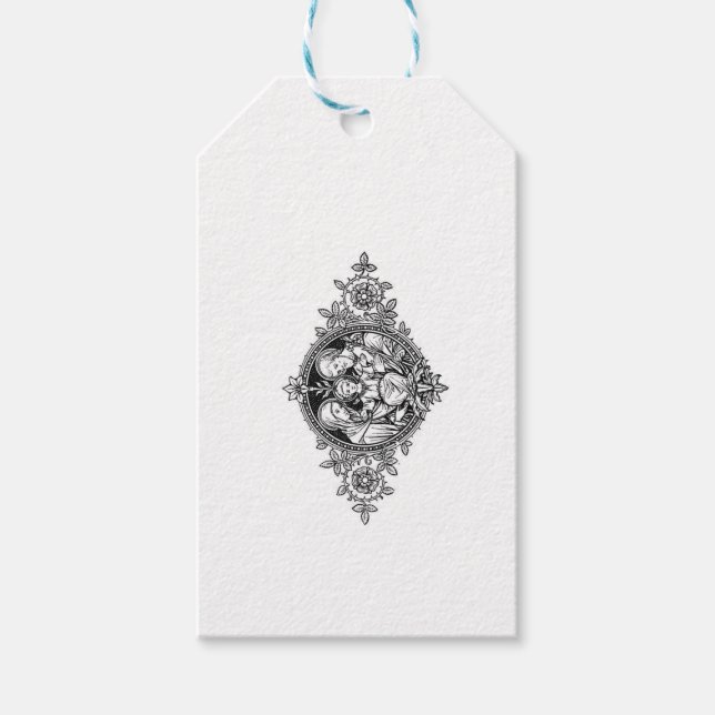 Étiquettes-cadeau Balise Cadeau de la Sainte Famille (Devant)