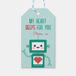 Étiquettes-cadeau Balise cadeau de la salle de classe Saint-Valentin