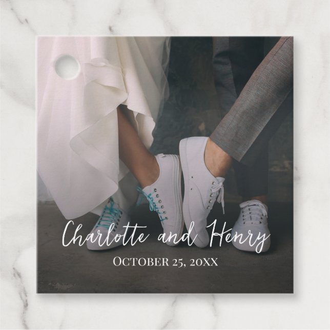 Étiquettes Cadeau Balise cadeau de Merci personnalisé (Devant)