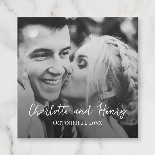 Étiquettes Cadeau Balise cadeau de Merci personnalisé (Devant)