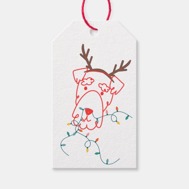 Étiquettes-cadeau Balise cadeau de Noël de Piper (Devant)