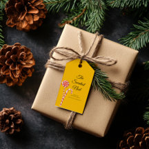 Balise cadeau de Noël sucre de canne | Le Noel le 