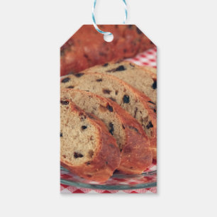 Étiquettes-cadeau Balise cadeau de pain de raisin Raisin
