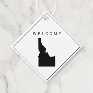 Étiquettes Cadeau Balise cadeau de sac de bienvenue Idaho pour le we