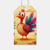 Balise cadeau de Turquie Thanksgiving mignonne