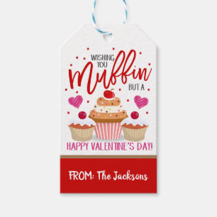 Étiquettes-cadeau Balise cadeau de Valentines Muffin
