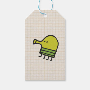 Étiquettes-cadeau Balise cadeau Doodle Jump