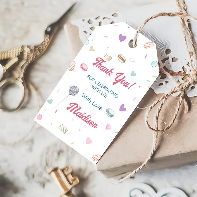 Étiquettes-cadeau Balise Cadeau Douce Couleur Douce (Créateur téléchargé)