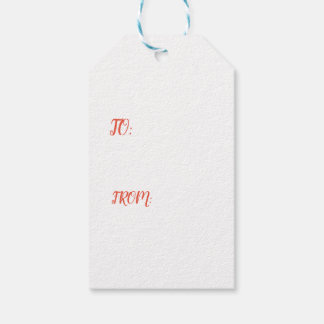 Étiquettes-cadeau Balise cadeau DUCKS AND RED MOON