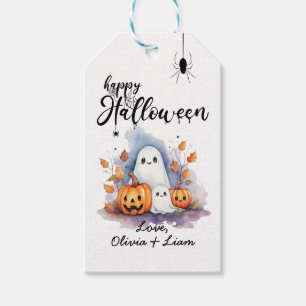Étiquettes-cadeau Balise cadeau Halloween éffrayant personnalisable